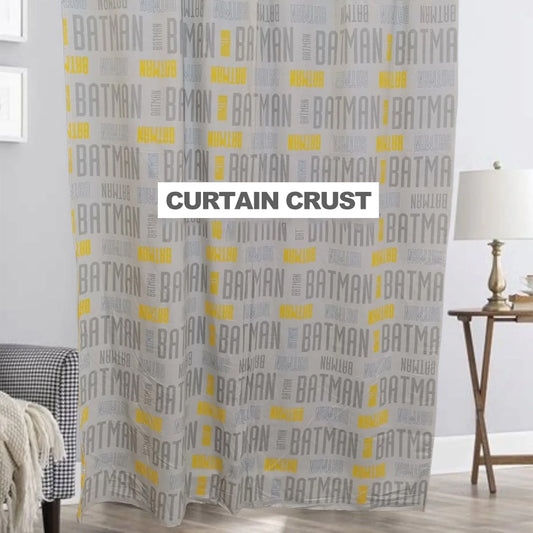 Batman Kids Room Curtains - 1 Curtain (Not included 2 Curtains)