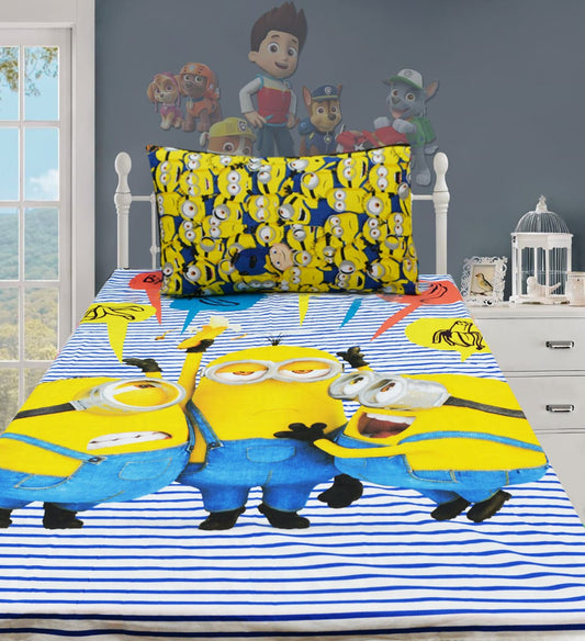 Bob Teasing Kevin" Single Kid's Bed Sheet