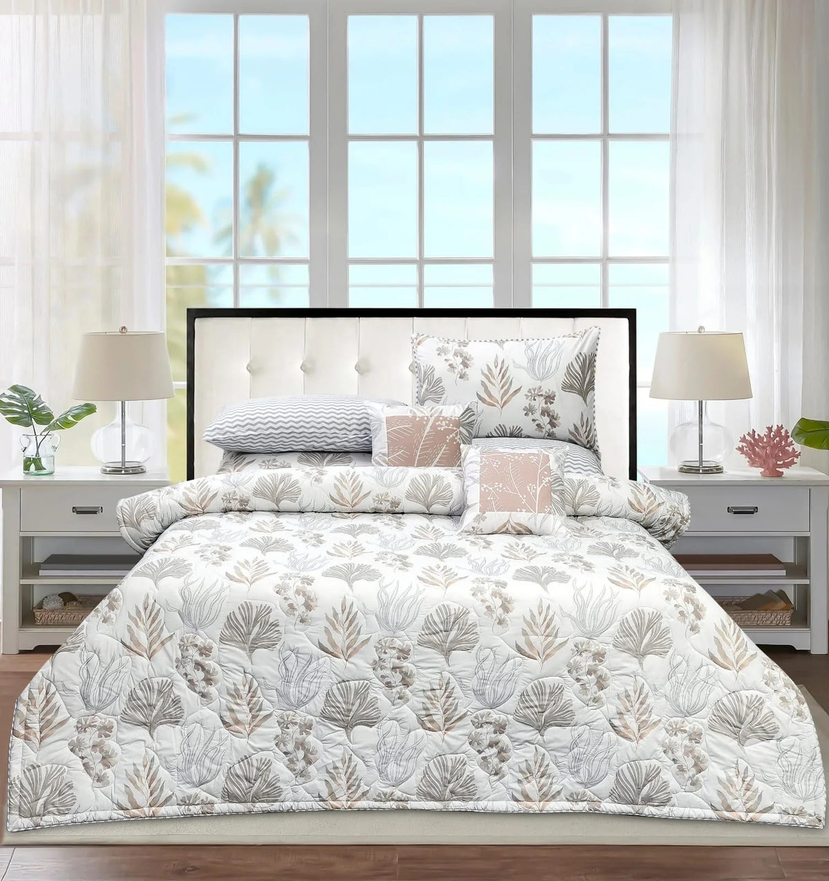 Multi Floral Cotton Bed Sheet