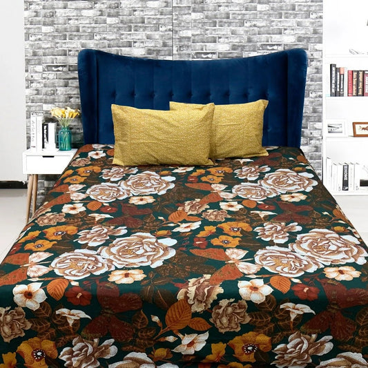 Multi Floral Cotton Bed Sheet